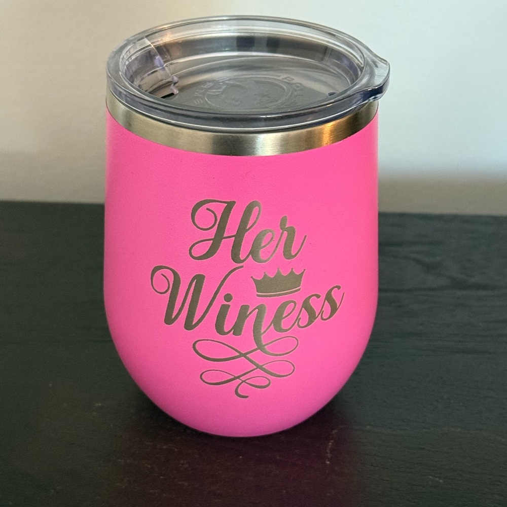 Polar Camel Pink 'Her Wineness' Insulated Tumbler